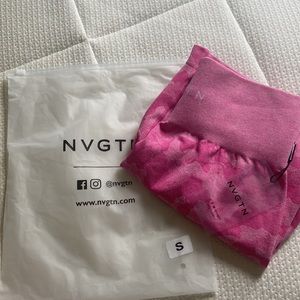 Brand new NVGTN bubble gum pink camo seamless shorts